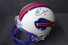 BUFFALO BILLS Signed LEE EVANS & PEERLESS PRICE #81 & #83 Mini Helmet
