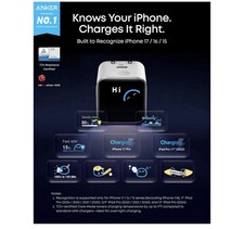 Anker Nano Smart Display Charger, 45W Max Fast Charger USB C for iPhone 17 NEW