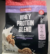 Aldi Elevation Whey Protein Powder Oatmeal Cookie 32 Oz 30g Protein Supplement 