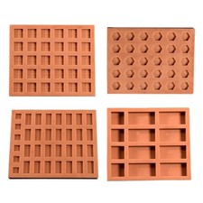 Mini stampo in silicone per mattoni, diorama, tavolo di sabbia, costruzione,