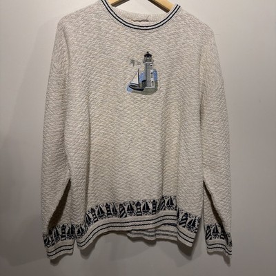 Vintage Northern Reflections Embroidered Sweater Extra Large  Knit 