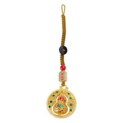 Lightweight And Portable Gourd Keyring Ornament For Everyday Carry And Gifting