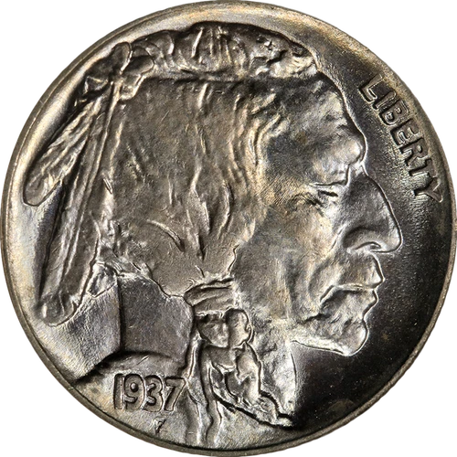 1937-S Buffalo Nickel NGC MS66 Superb Eye Appeal Strong Strike