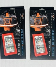 2 Pack Waterproof Phone Pouch Underwater Clear Cell Phone Holder Universal New