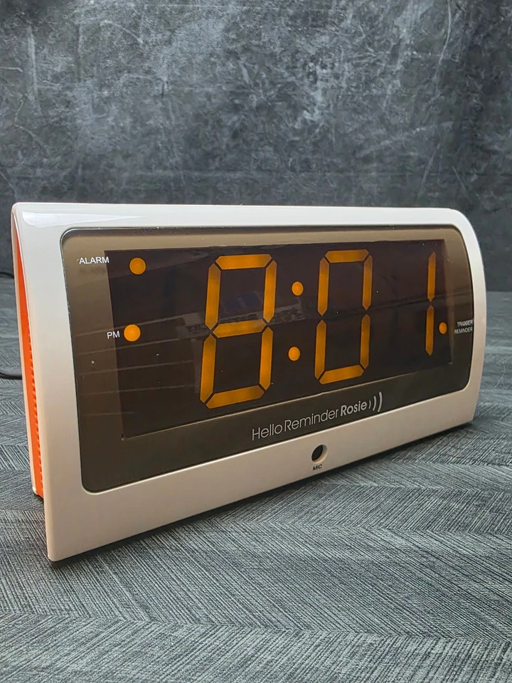 Talking Alarm Clock Life Assist Reminder Rosie 58060 Voice Record Alert Messages - Image 2 of 4