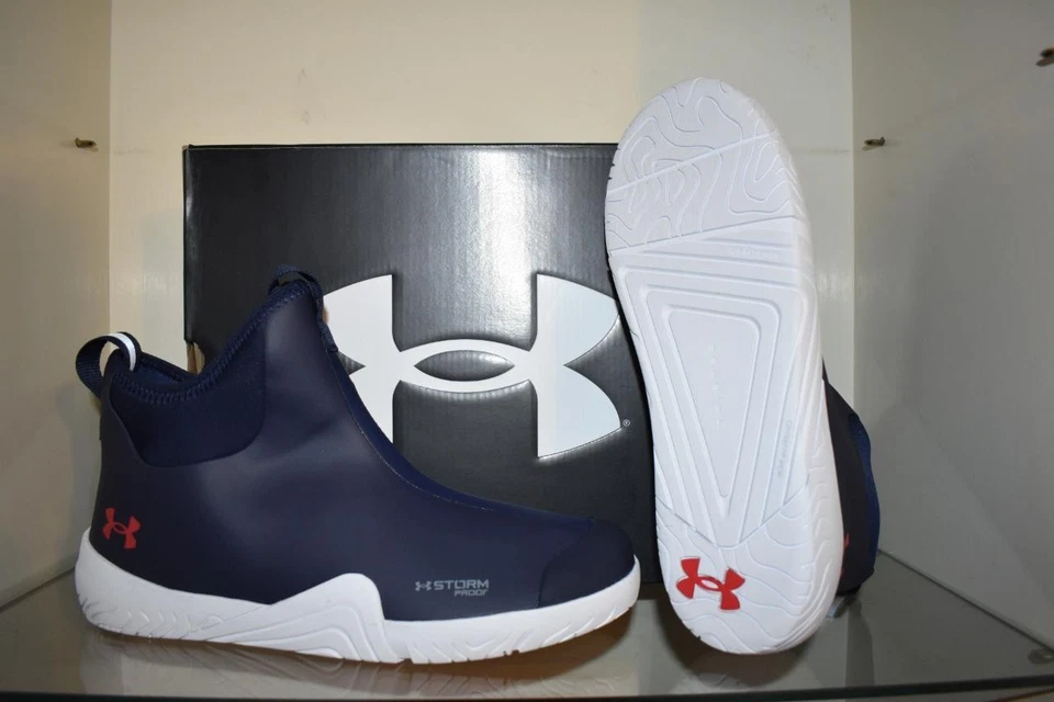 Under Armour Charged Shoreman Deck Schuhe 3026906 400 Midnight Navy/White/Red Neu mit Karton