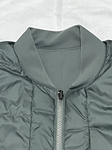 Lululemon Jacket Mens Large Green About Face Bomber Puffer Minimalist Adult L - Picture 5 of 15