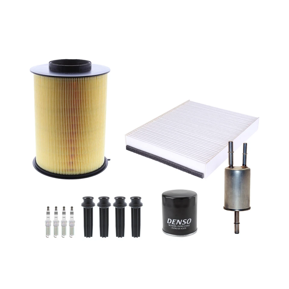 Kit de afinación Denso NGK 4 bujías y botas kit para Ford Focus 2.0 L4 Vin 2 2013 Foto 2 de 2