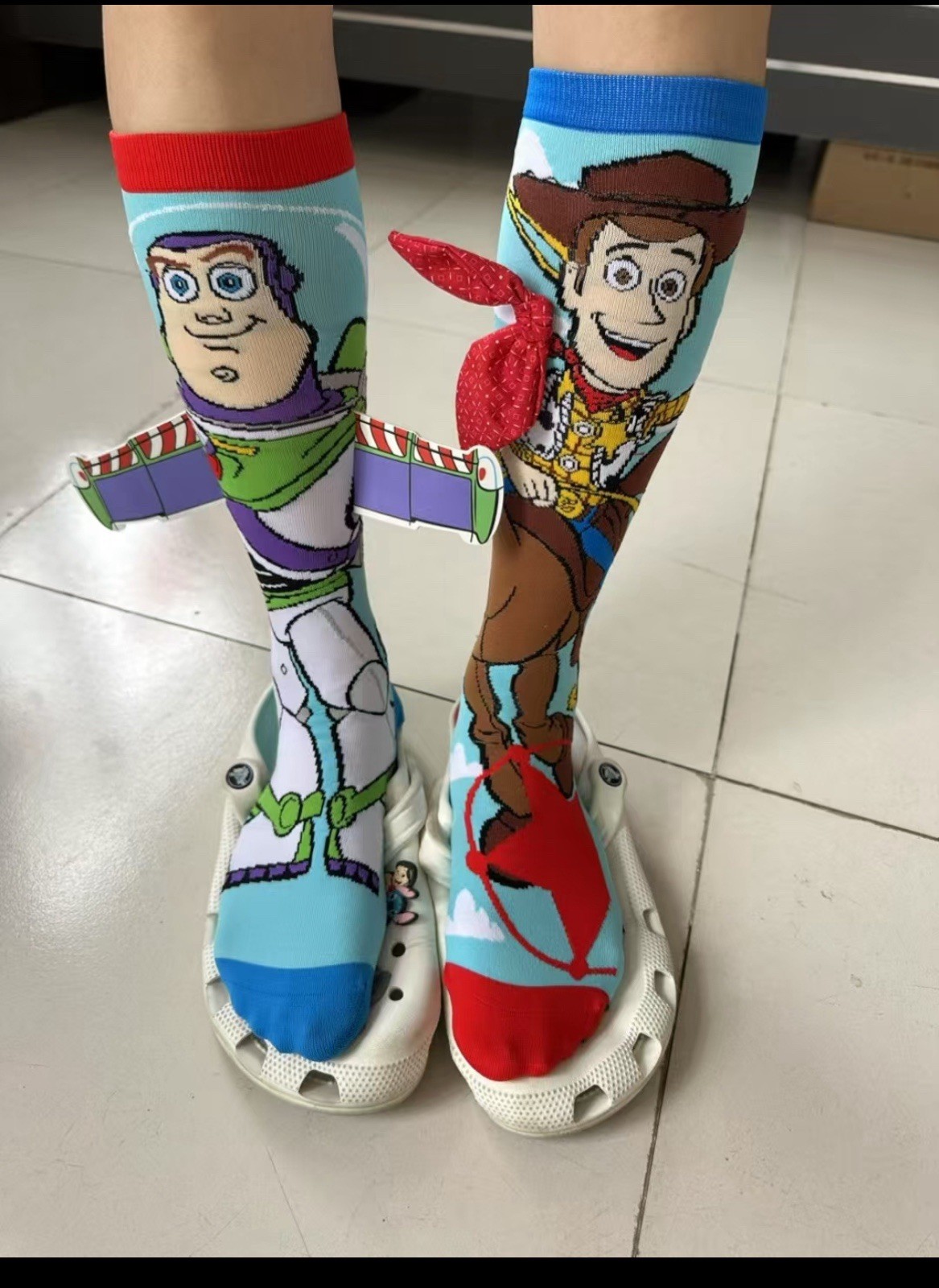 Disney Pixar Socks Buzz Lightyear Woody