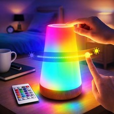 Night Light Table Lamps: Dimmable Touch Lamp for Baby  Nursery  Eye-Caring ...