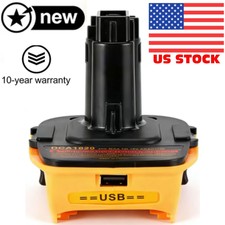 USB 18V To 20V MAX DCA1820 Adapter Converter For DEWALT 20 Volt Li-ion Battery