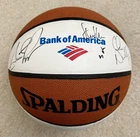 Scottie Pippen Steve Kerr 2001-02 Trailblazers team autograph signed basketball
