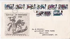 GB 1966 Battle of Hastings FDC Birmingham cancel written mark on face
