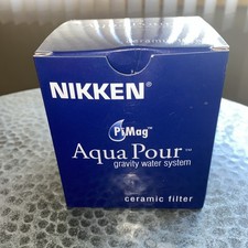 Nikken PiMag Aqua Pour Ceramic Filter for Gravity Water System, 2000L, White