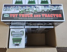 Hess 2013 Toy Truck And Tractor - Case of 8 w/ Original Bags Batteries - NIB