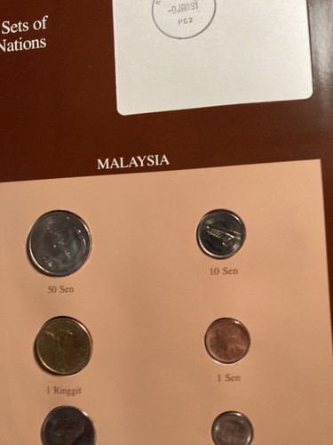 COIN SETS OF ALL NATIONS- ETHIOPIA, JERSEY, GUYANA, KIRIBATI. & MALAYSIA. #12 - Afbeelding 13 van 24
