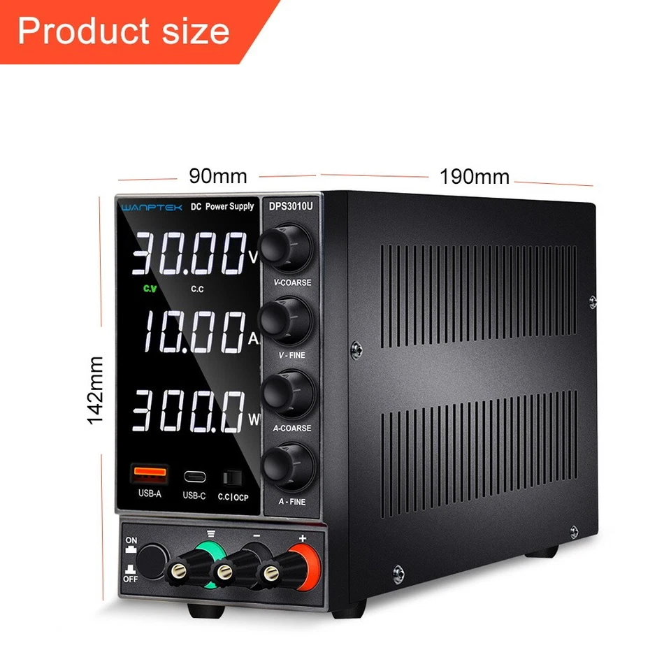 30V~160V 2~10A Adjustable Variable Lab DC Power Supply Bench Power Switching - Image 4 of 4