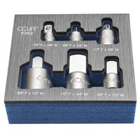 SteckschlüSsel Adapter Einsatz Nuss Stecknuss 1/4 3/8 1/2 Auf 3/4 Zoll Set 6Tlg