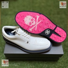 G/Fore Gfore G4 Perf Brogue Golf Shoes Sneaker    US 10    Blue Pink Skull