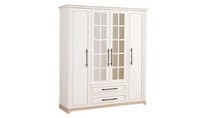 GroßEr Beiger Kleiderschrank Schlafzimmer Holzschrank Stauraum MöBel