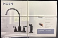 Moen Caldwell CA87060BL HIgh Arc Kitchen sink Faucet Matte Black
