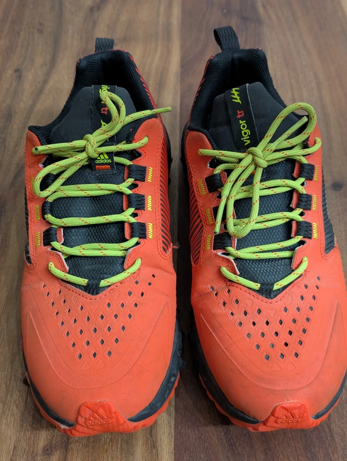 Adidas Vigor TR Trail Running Hiking Shoes Mens 9 Orange Black Outdoor
