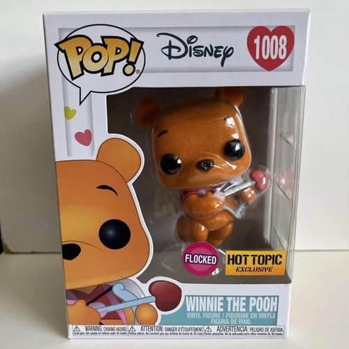 Funko Pop! Disney Winnie The Pooh Valentines Cupid Flocked Vinyl Figure #1008