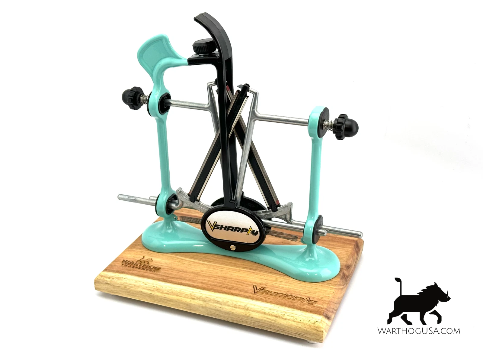 Warthog V-Sharp Knife Sharpener – Elite A4 Model – Aqua Sky