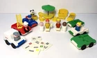 Vintage Fisher Price Little People Play Family Village 997 mail people vehicles