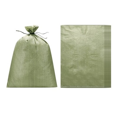 Strapazierfähige Sandsäcke (40x50 cm, grau) für gewebtes Polypropylen, 10er Set