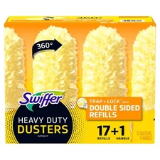 Swiffer Duster Heavy Duty Starter Kit, Handle + Refills (17 Count)