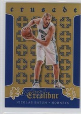 2015-16 Panini Excalibur Crusade Blue 12/199 Nicolas Batum #55 0j6