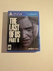 The Last of Us Part II - Sony PlayStation 4 Both Discs Included No Manual