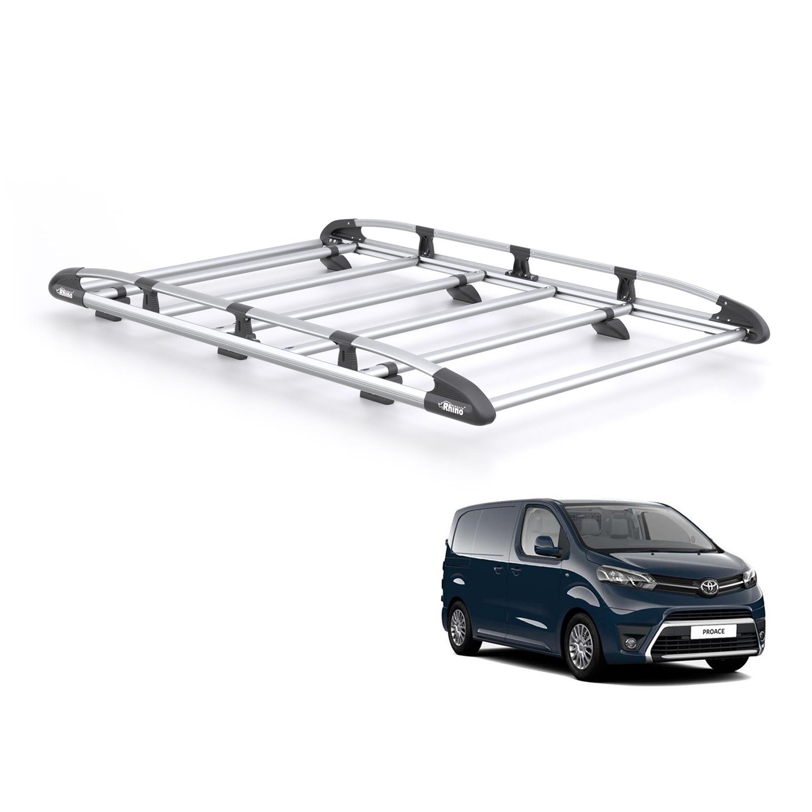 Toyota Proace Roof Rack for 2016+ Compact (L1) Model Rhino KammRack