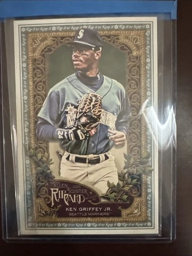 2023 Topps Allen & Ginter Ken Griffey Jr Triple Rip Card Unripped + 3 Ripped