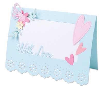 Sizzix Thinlits Dies By Olivia Rose 11/Pkg-Lace Card Base