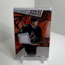 Upper Deck 2021-22 SP Game Used Jan Jenik #148 Authentic Rookies Coyotes NHL