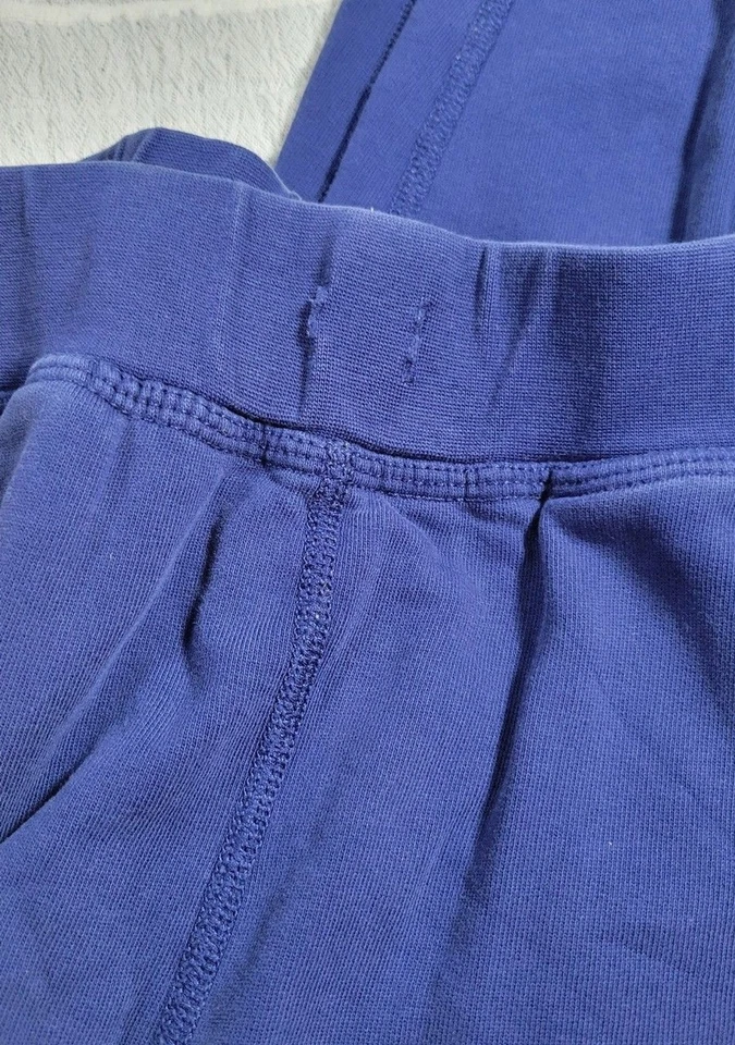 Hanna Andersson Blue Cotton Joggers with Pockets – Size 140 cm (US 10) - Image 4 of 4