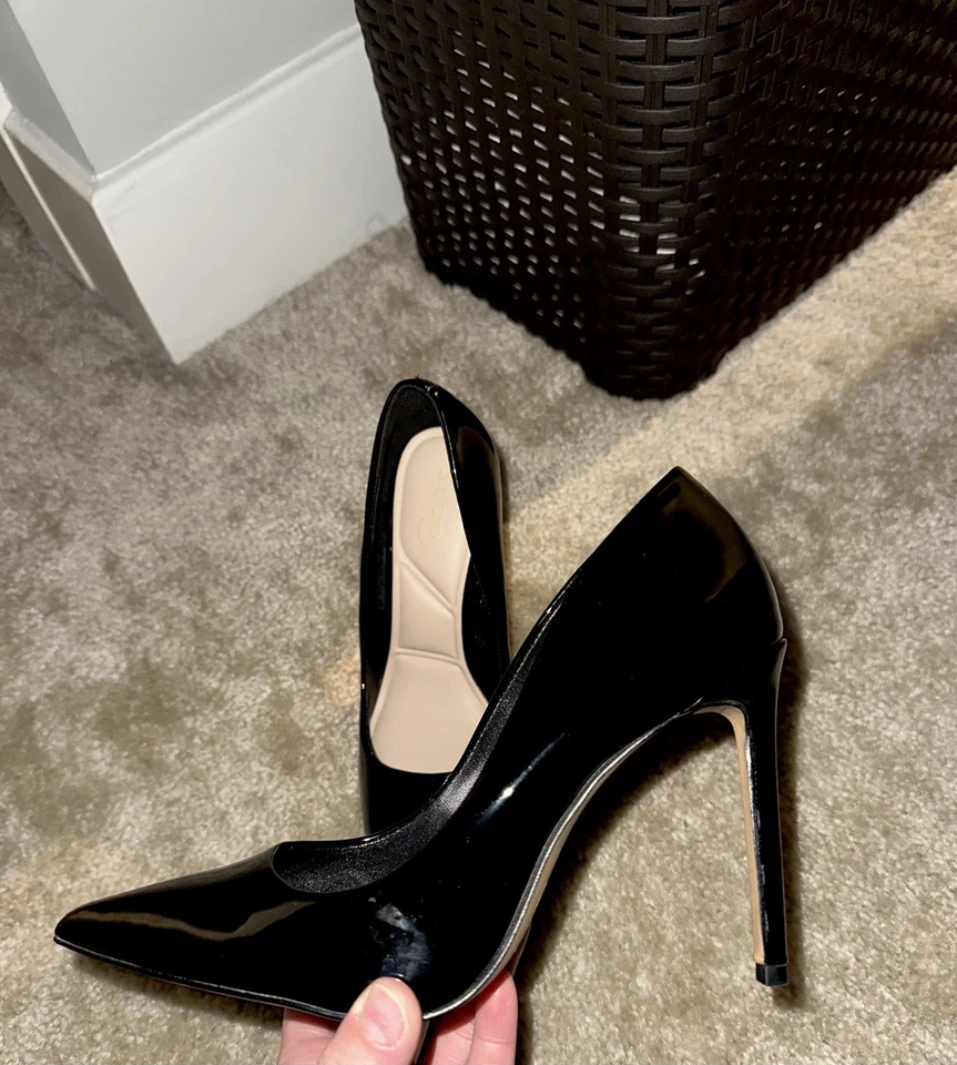 ALDO Stessy2.0 Almohada Walk Pump Talla 7 Negro  Foto 3 de 4