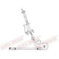 Quick Brake Bremsschlauch Vorne Links Passend FüR CitroËN C5 C6 Peugeot 407 508