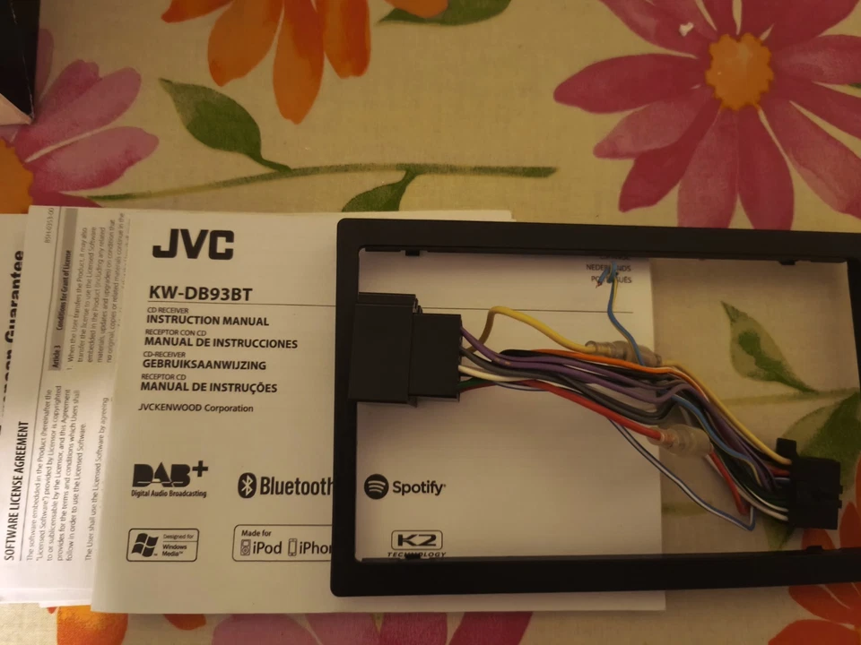 JVC KW-DB93BT 2-DIN CD MP3 DAB+ Autoradio - Schwarz - Bild 2 von 3