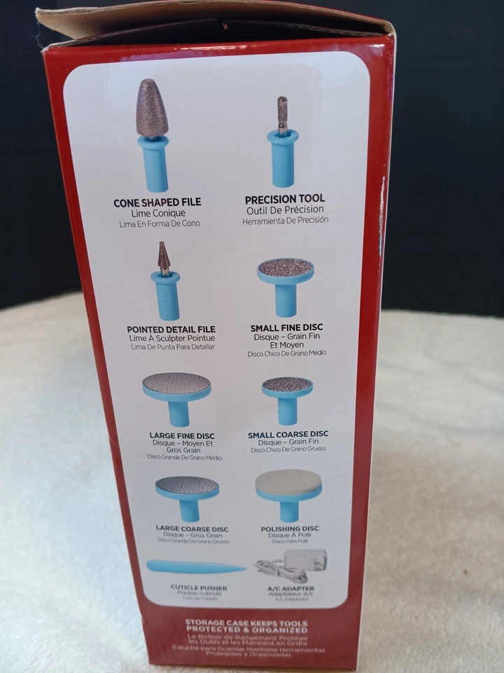 Kit de lima de uñas recargable KISS Power File, 11 piezas nuevo Foto 2 de 4