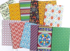 Hobbyauflösung (N17) Motivkarton Designpapier Folklore II