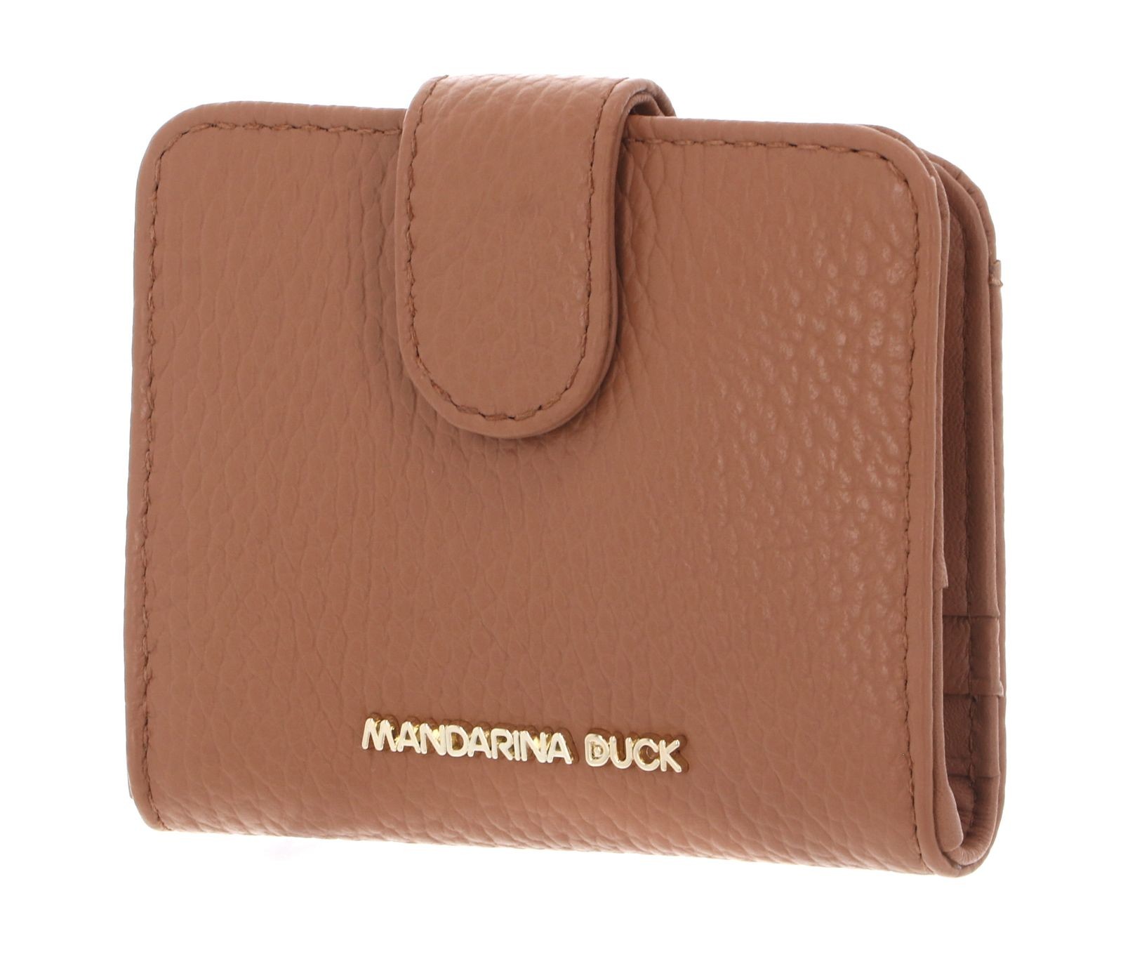 MANDARINA DUCK card case Mellow Leather Card Case Pecan Nut