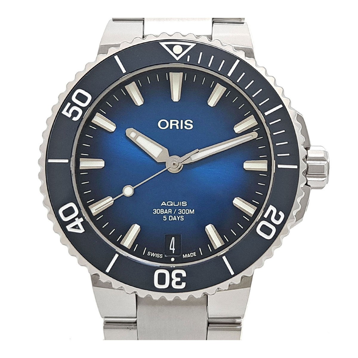 Oris Aquis Date Automatic Stainless Steel Men's Watch 400 7769 4135