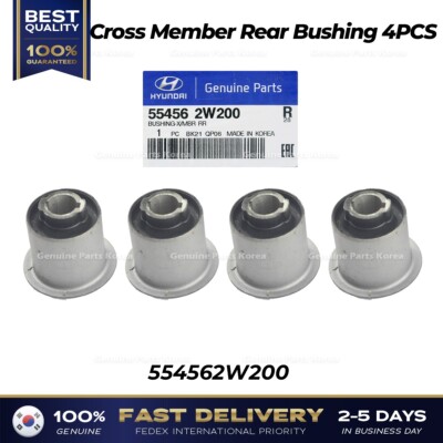 ⭐Genuine⭐ Cross Member Rear Bushing 4PCS 554562W200 for Hyundai
