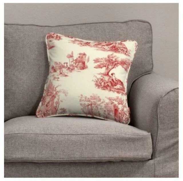 Red Rectangle Decorative Cushions