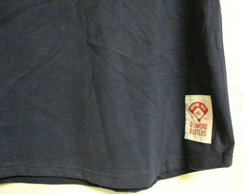 Hudson Outerwear Herren Navy 3/4 Arm Henley Hemd mit Chief Grafik Größe M - Bild 3 von 5