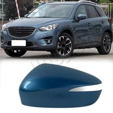 Blue Left Driver Side Car Rearview Mirror Cap Cover For Mazda CX-5 CX5 2015-2016