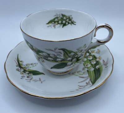 Antique Melba Bone China Tea Cup And Saucer